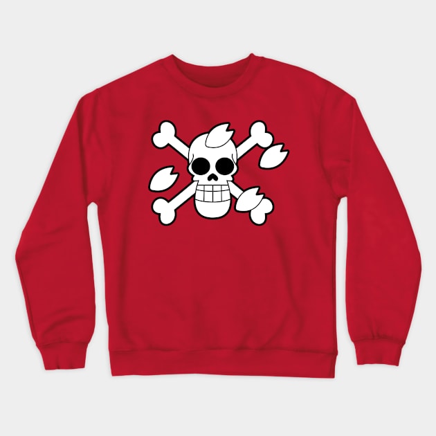 Tony Tony Chopper Jolly Roger 1 Crewneck Sweatshirt by onepiecechibiproject